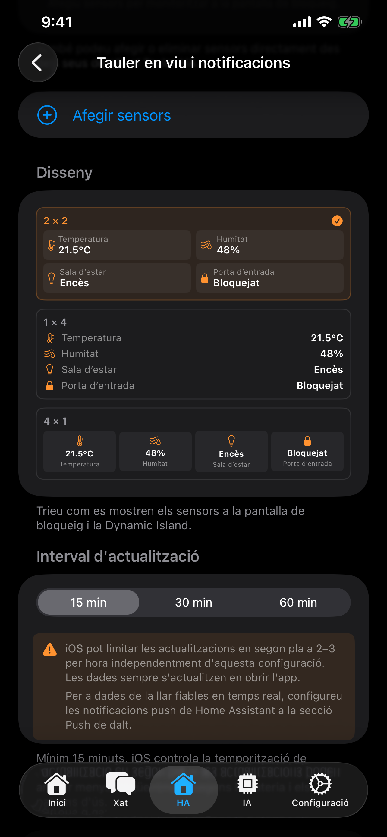 Activitats en directe