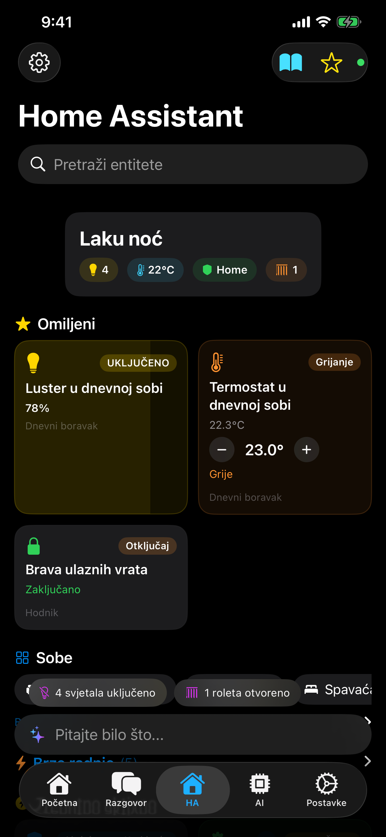 Nadzorna ploča pametnog doma