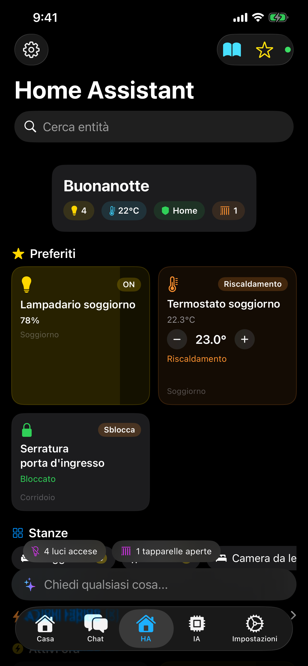 Dashboard Smart Home